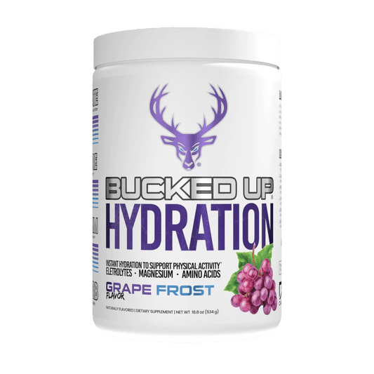 Bucked Up Hydration Size: 534g Flavour: Grape Frost