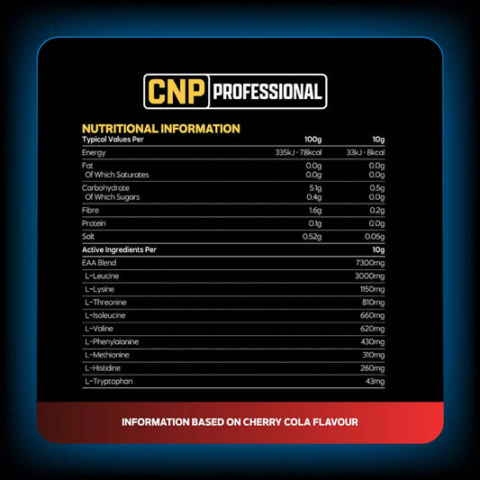 CNP Loaded EAA Nutrition Facts