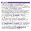 Cura Nutrition Cura Sporebiotics Nutrition Facts