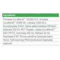 Cura Nutrition CuraZyme Nutrition Facts