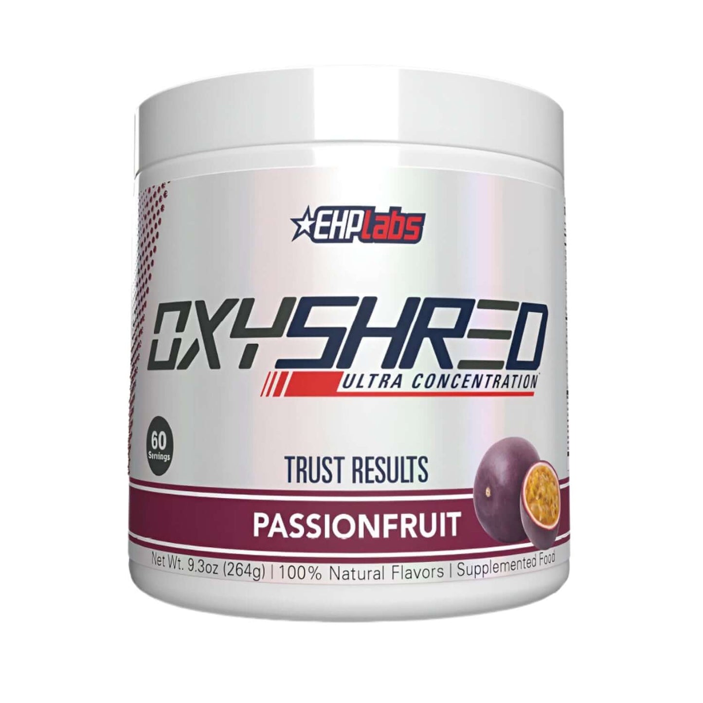 EHP Labs OxyShred Size: 60 Svgs Flavour: Passionfruit