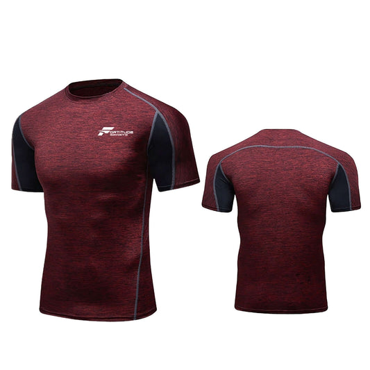 Fortitude Sports Compression T-Shirt Front and Back