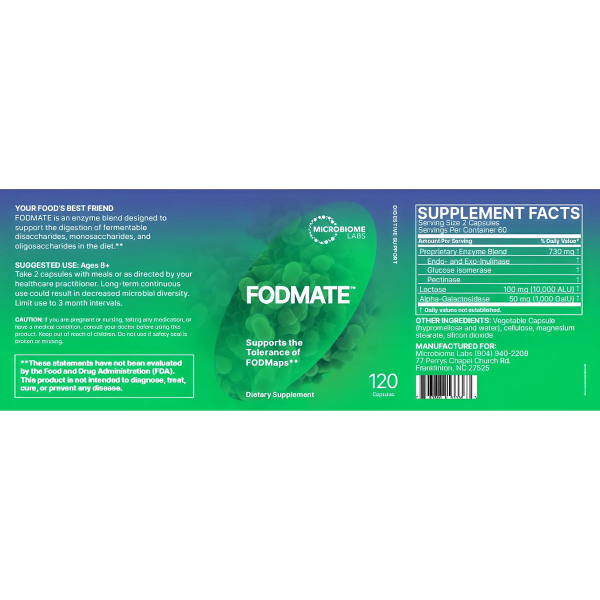 Microbiome Labs FODmate