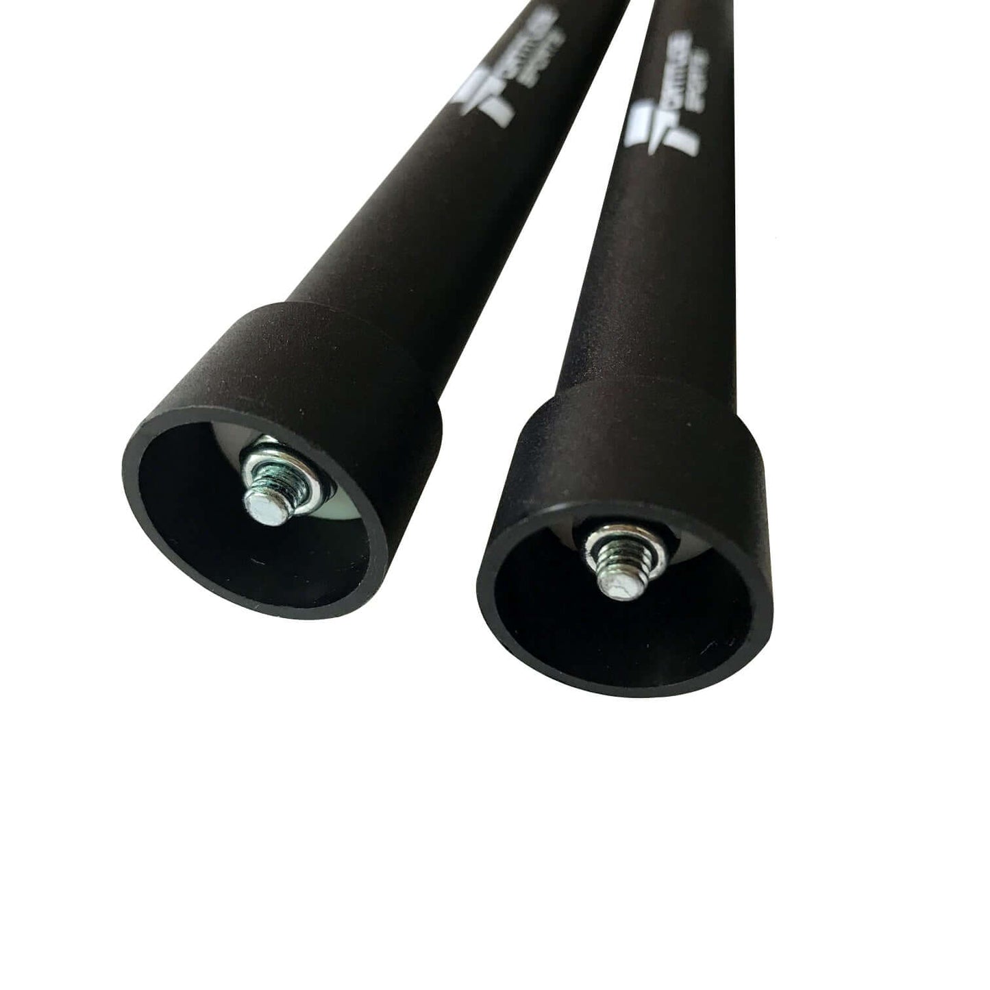 Ends of black jump rope