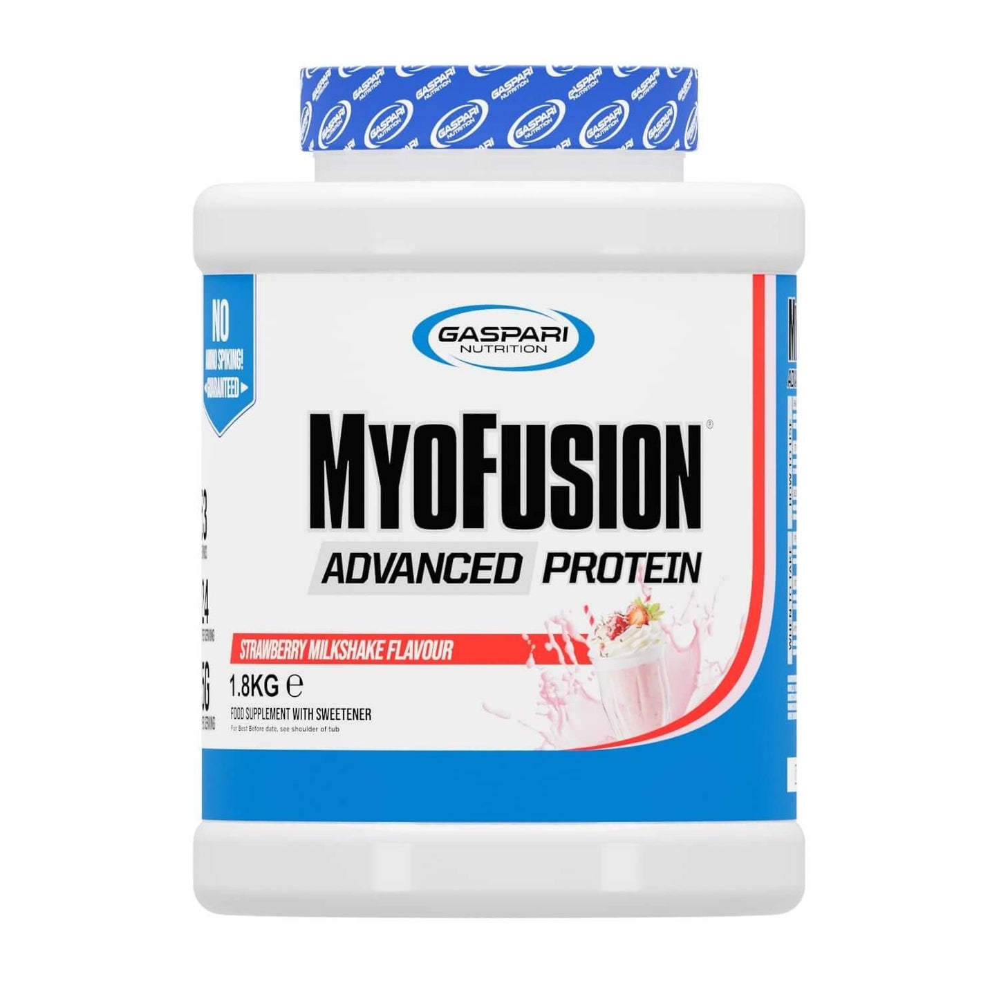 Gaspari MyoFusion Advanced Protein Size: 1.8kg Flavour: Strawberry Milkshake