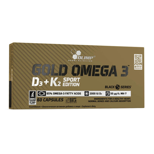 Olimp Gold Omega 3 D3 + K2 Sport 60 Capsules