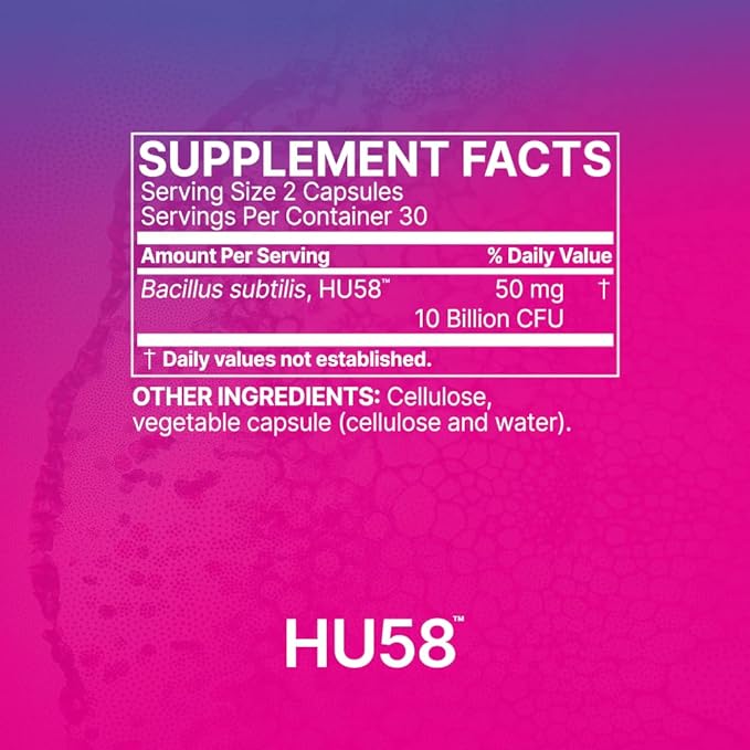 Microbiome Labs HU58 Nutrition Facts