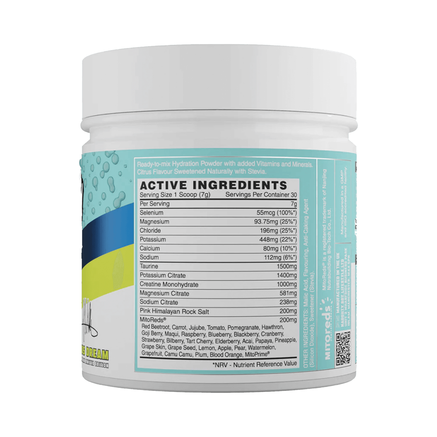 Naughty Boy Hydration Nutrition Facts