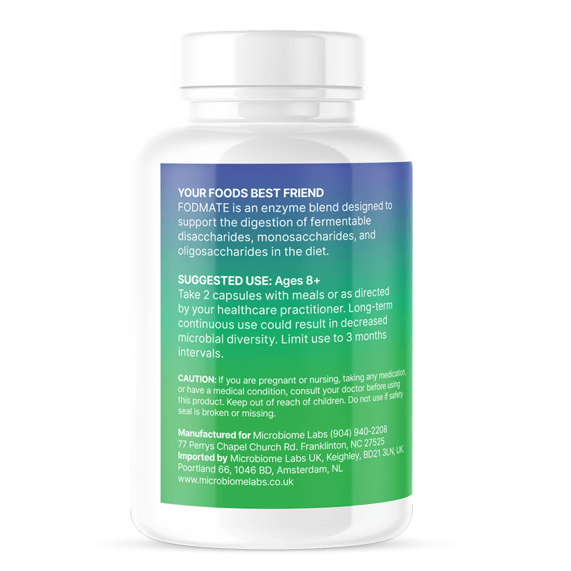 Microbiome Labs FODmate Directions