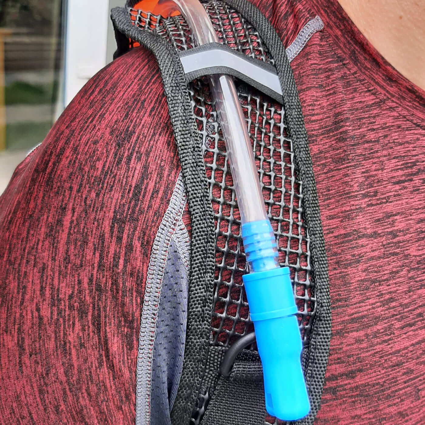 Close Up of Hydration Tube
