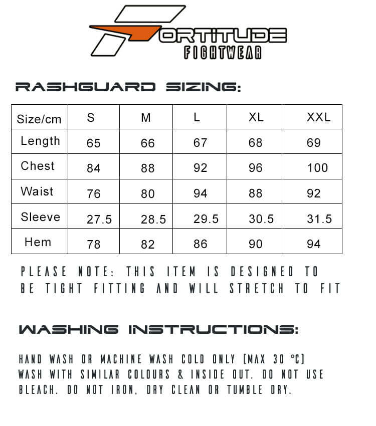Fortitude Fightwear Short Sleeve BJJ Rash Guard