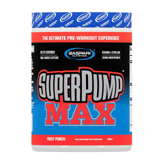 Gaspari Superpump Max Size: 25/50 Svgs Flavour: Fruit Punch