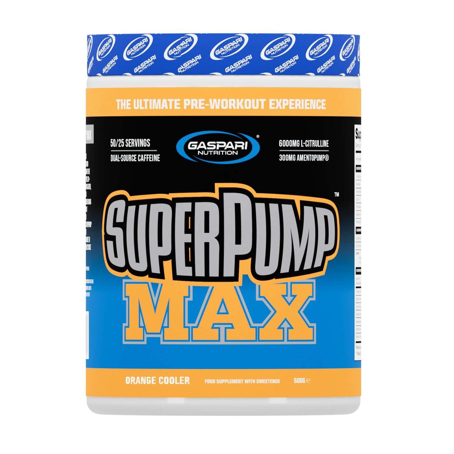 Gaspari Superpump Max Size: 25/50 Svgs Flavour: Orange