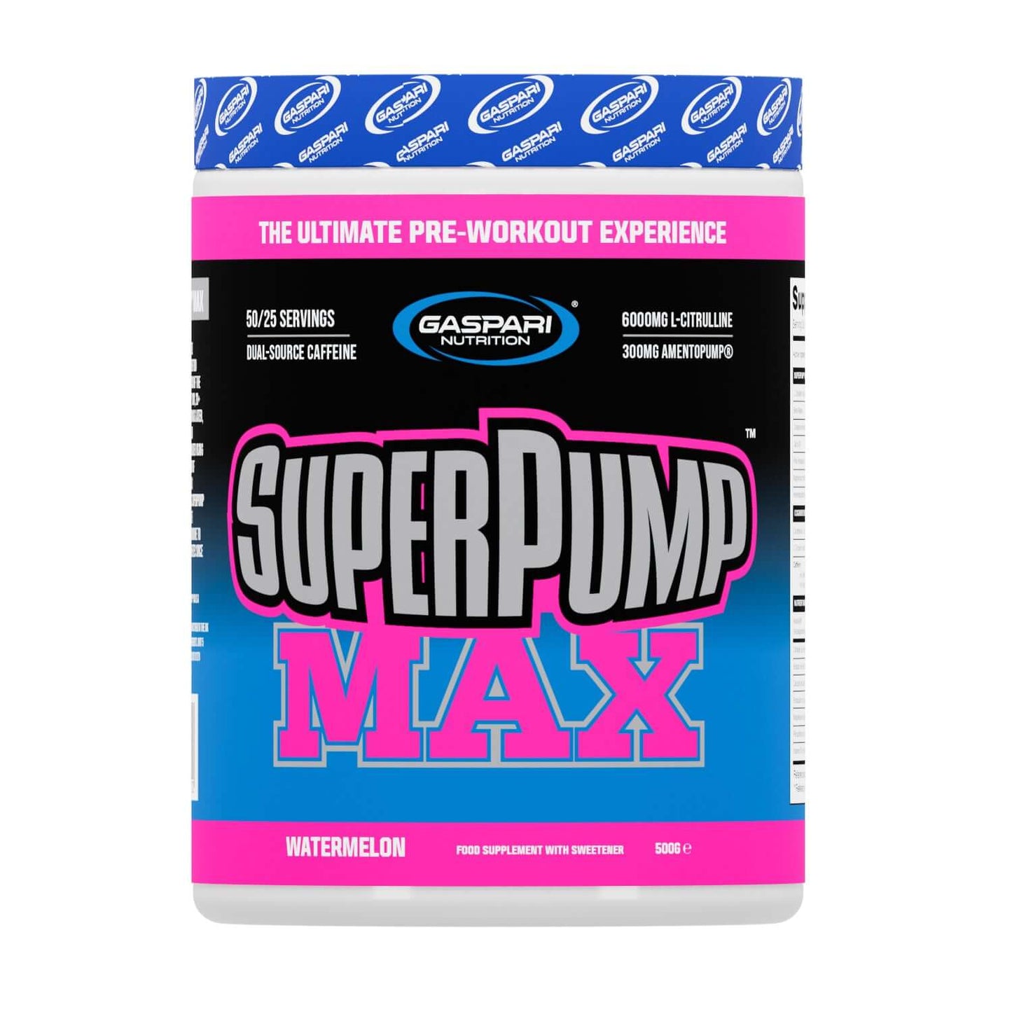 Gaspari Superpump Max Size: 25/50 Svgs Flavour: Watermelon
