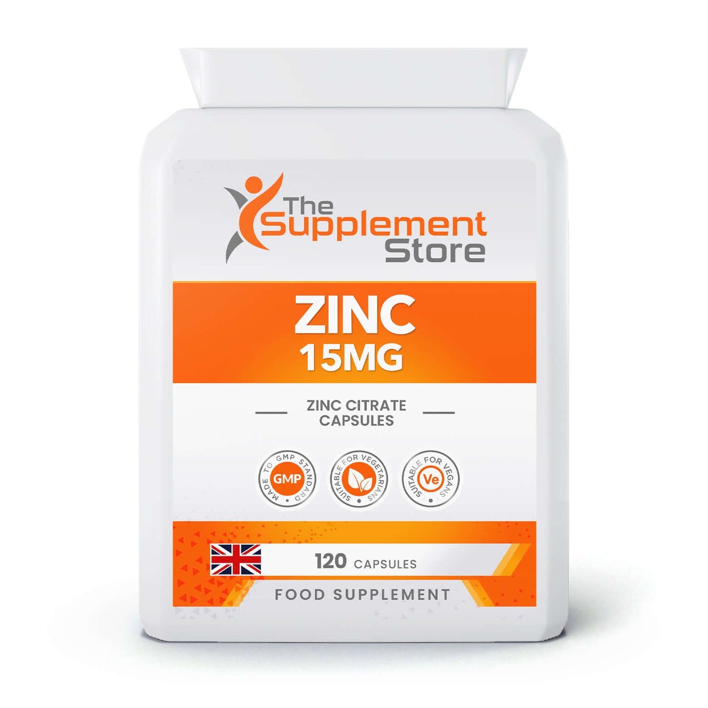 The Supplement Store Zinc Capsules Size: 120 Capsules