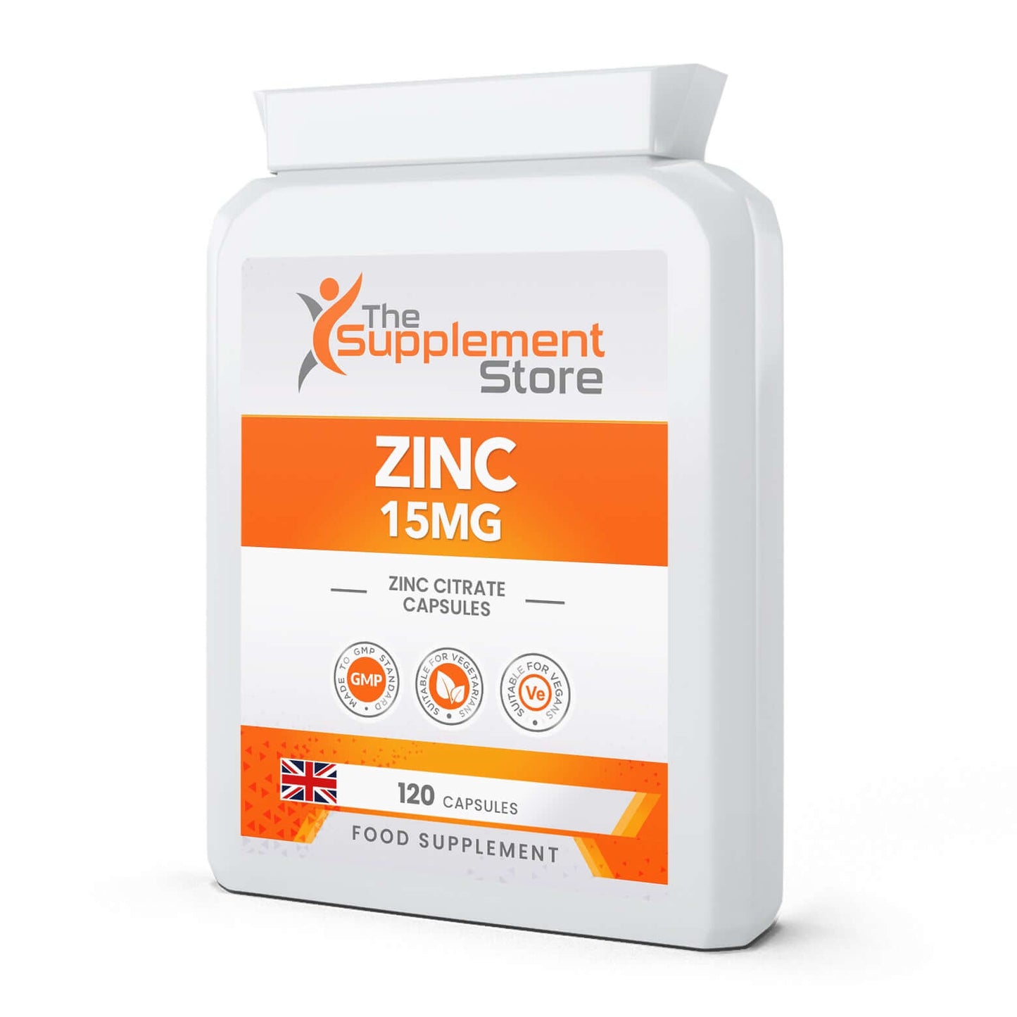 The Supplement Store Zinc Capsules Size: 120 Capsules