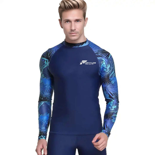 Fortitude Sports Long Sleeve Water Sports Rash Vest for Men