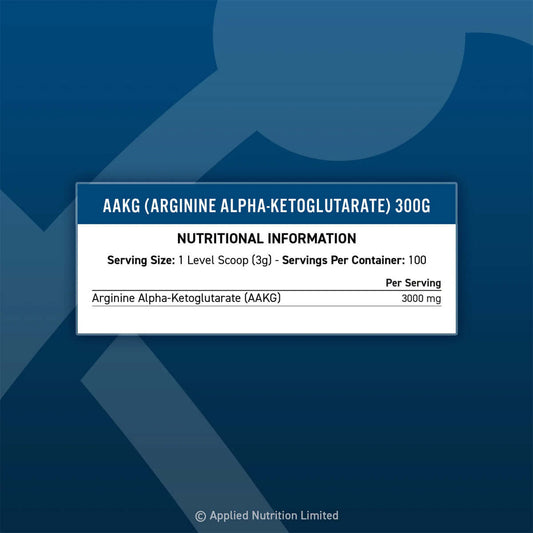 Applied Nutrition AAKG Nutrition Facts