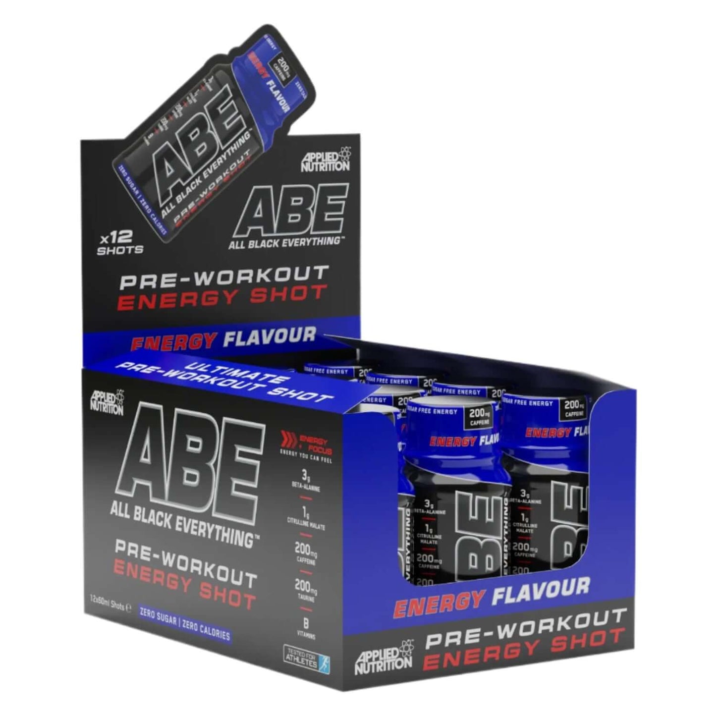 Applied Nutrition ABE Energy Shots Size: 12 x 60ml Flavour: Energy