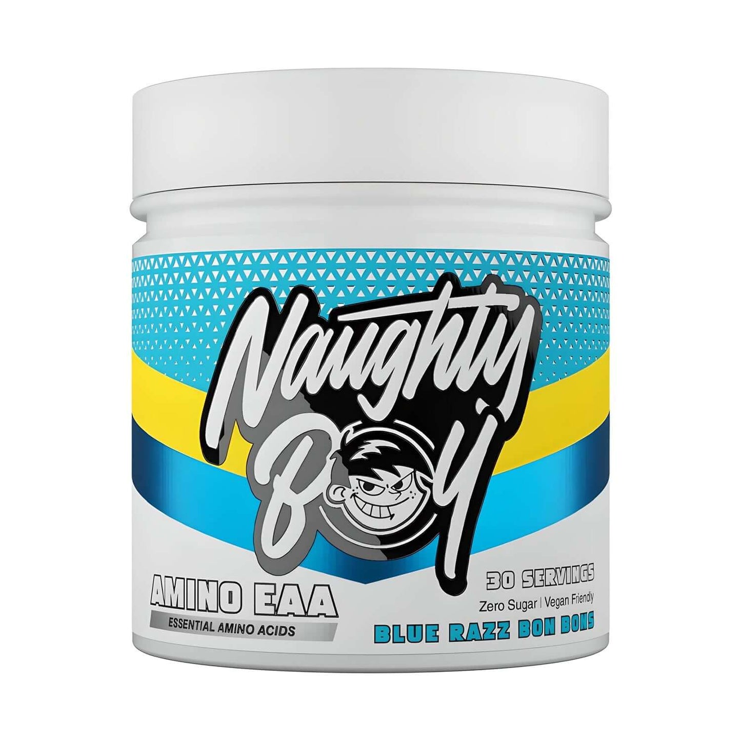 Naughty Boy Amino EAA Size: 345g Flavour: Blue Raspberry