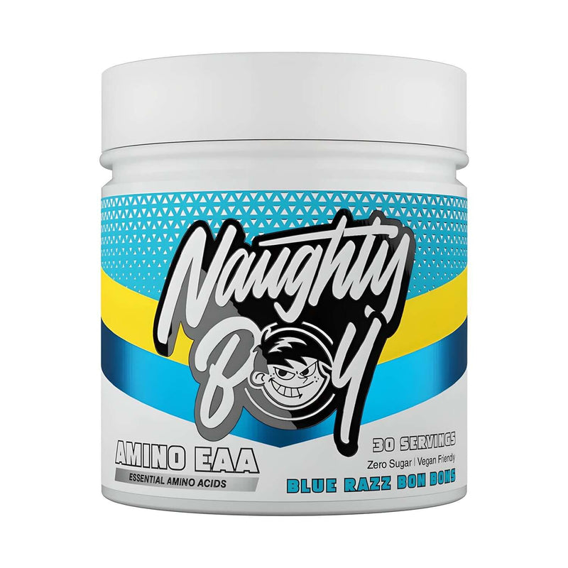 Naughty Boy Amino EAA Size: 345g Flavour: Blue Raspberry