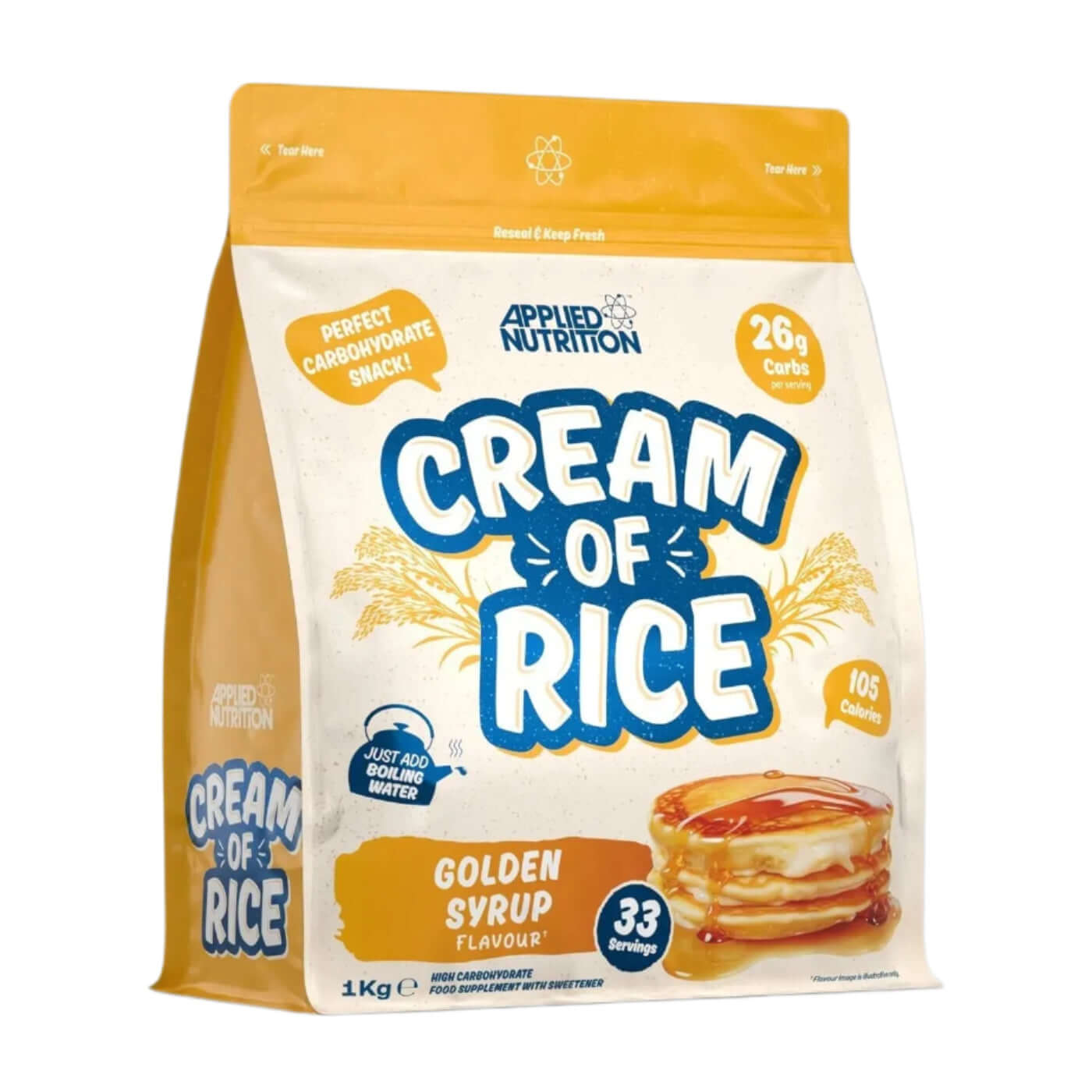 Applied Nutrition Cream of Rice Size: 1kg Flavour: Golden Syrup