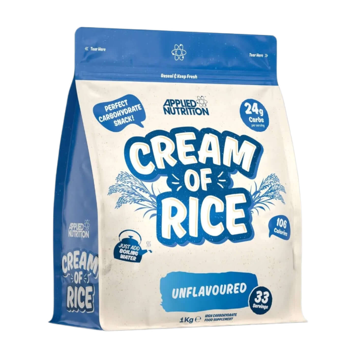 Applied Nutrition Cream of Rice Size: 1kg Flavour: Unflavoured
