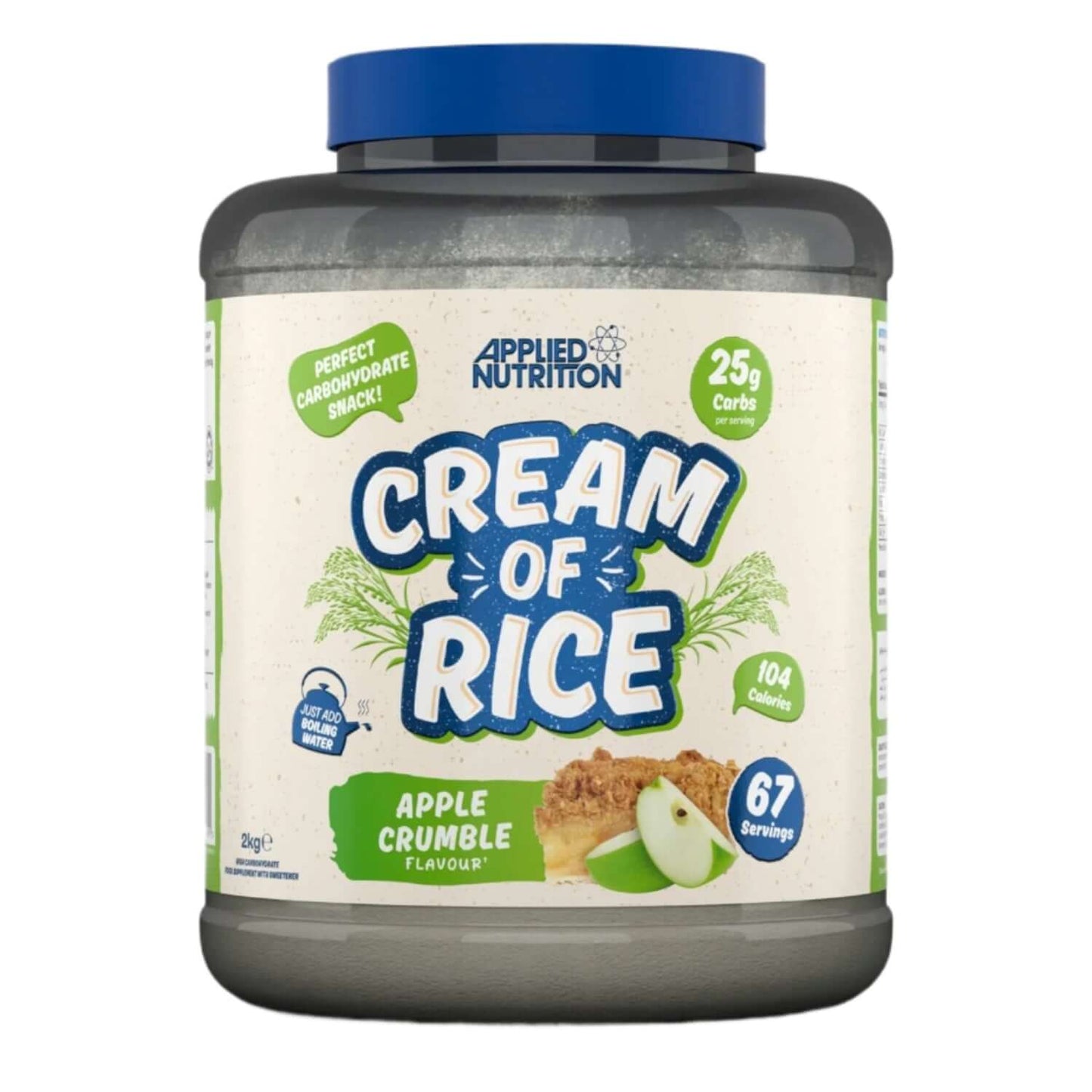 Applied Nutrition Cream of Rice Size: 2kg Flavour: Apple Crumble