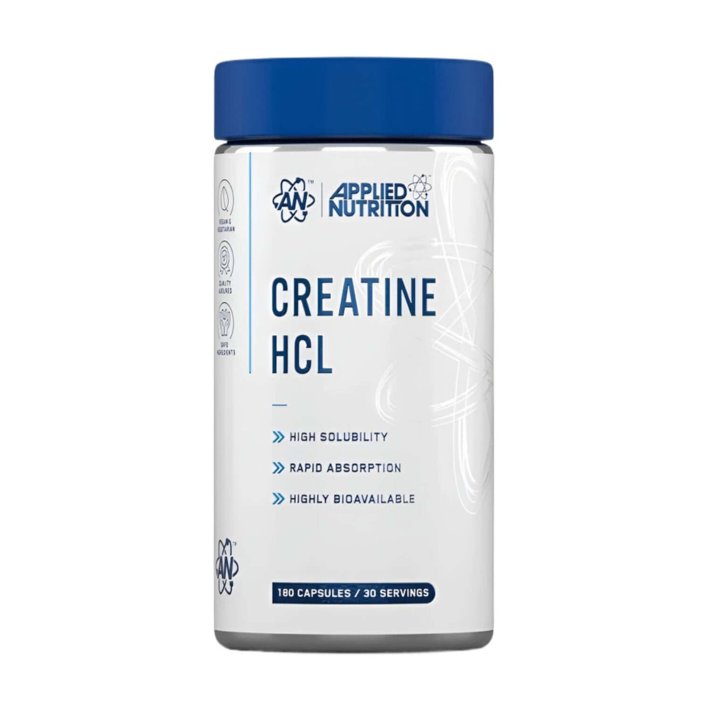 Applied Nutrition Creatine HCL Size: 180 Capsules