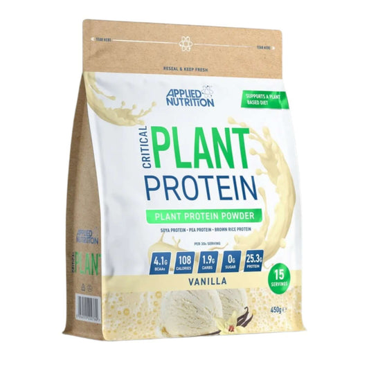 Applied Nutrition Critical Plant Size: 450g Flavour: Vanilla