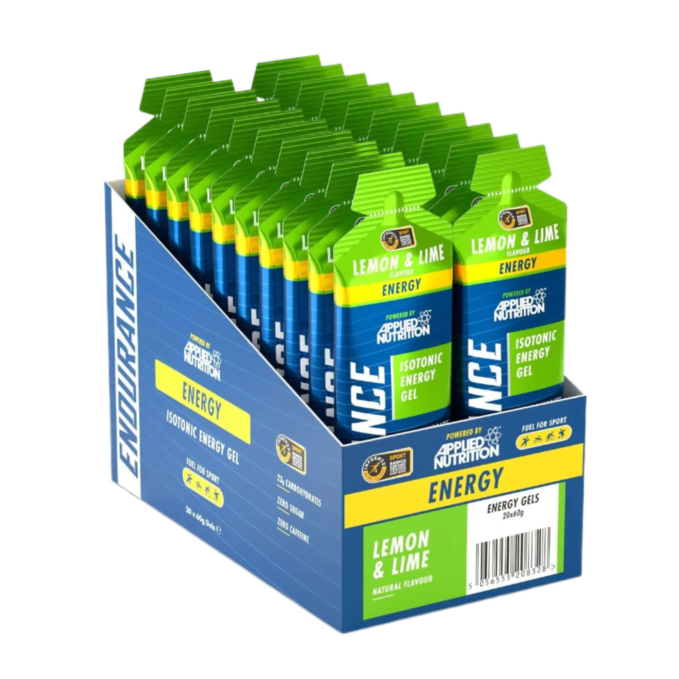 Applied Nutrition Isotonic Energy Gels 20 x 60 Gels Lemon Lime