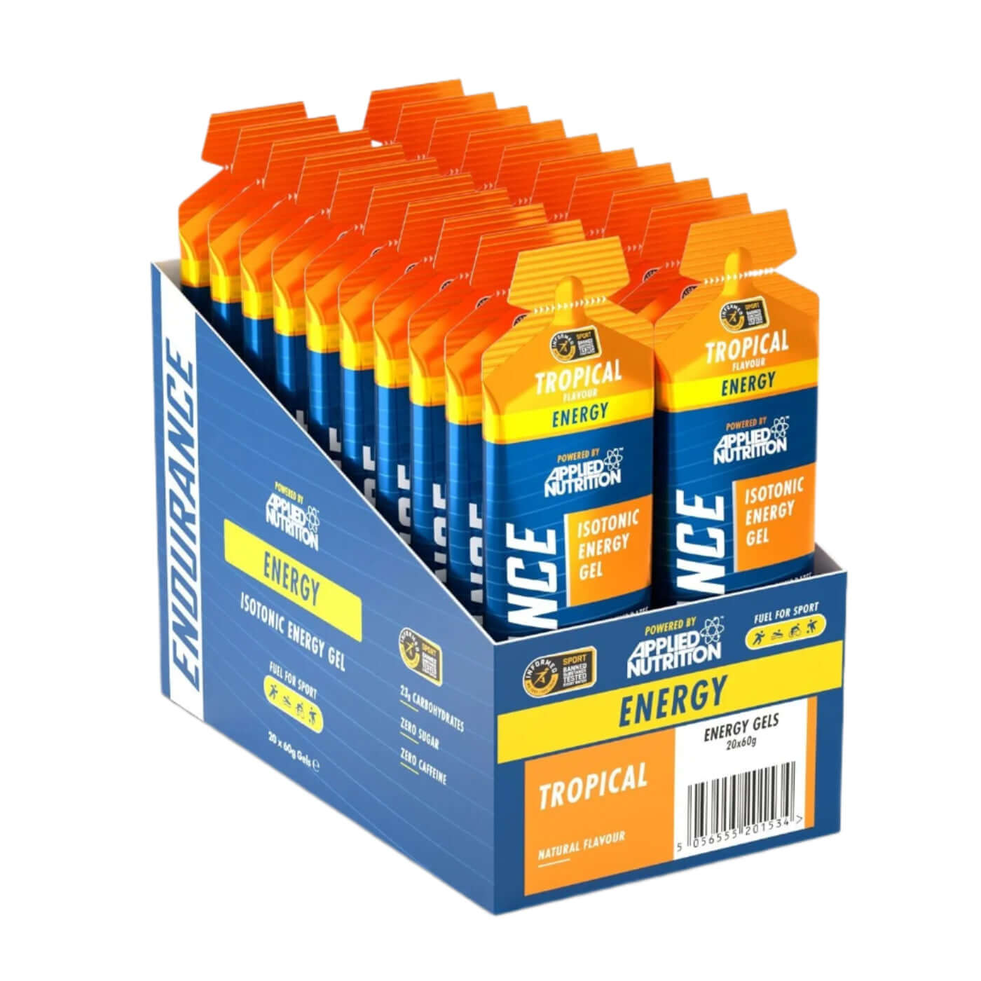 Applied Nutrition Isotonic Energy Gels 20 x 60 Gels Tropical