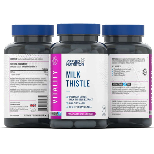 Applied Nutrition Milk Thistle Nutrition Facts