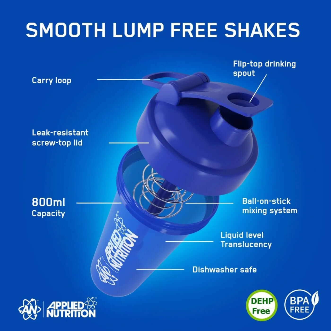 Applied Nutrition Premium Shaker Cup Product Features