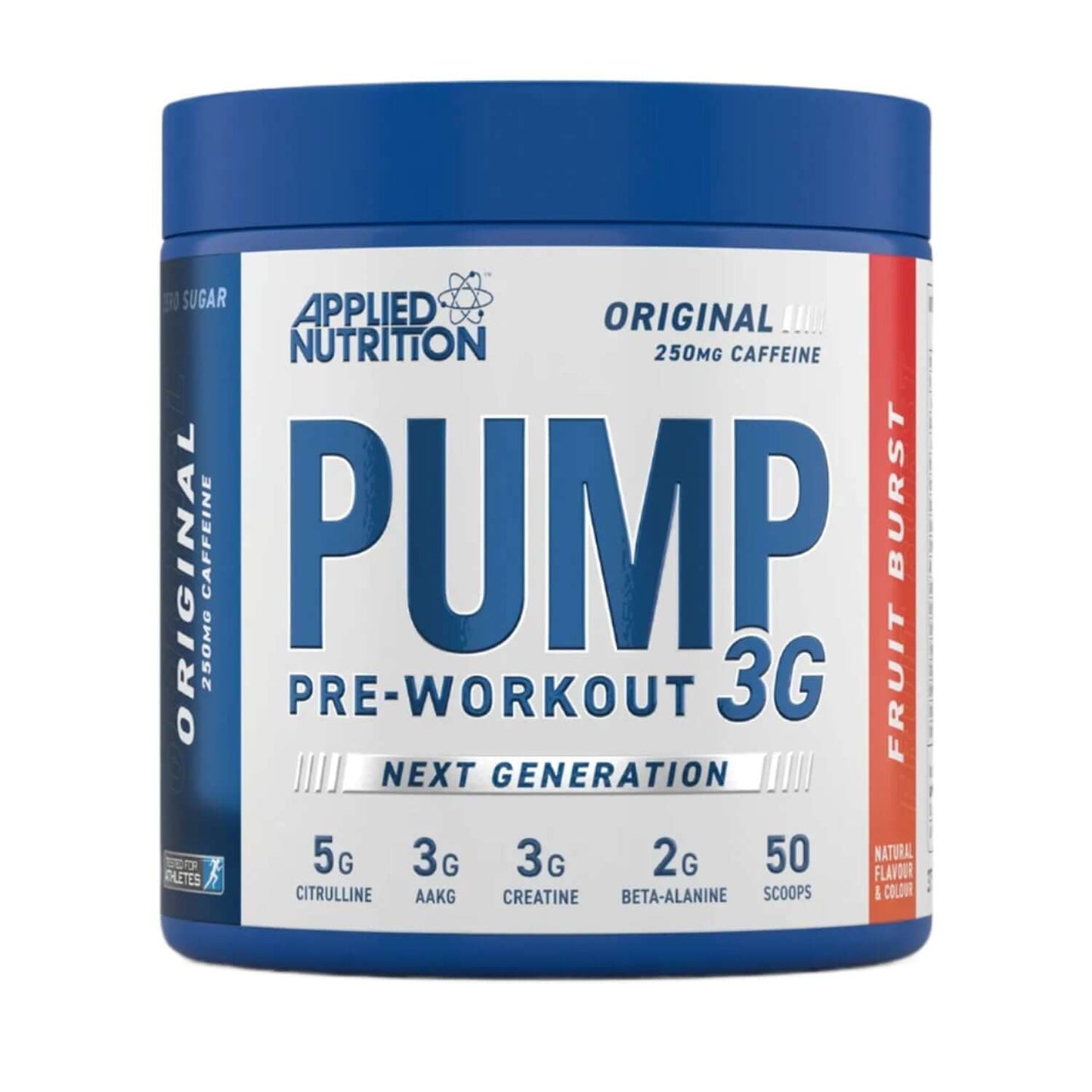 Applied Nutrition Pump 3G Pre Workout (with Caffeine) Size: 25 Svgs Flavour: Fruit Burst