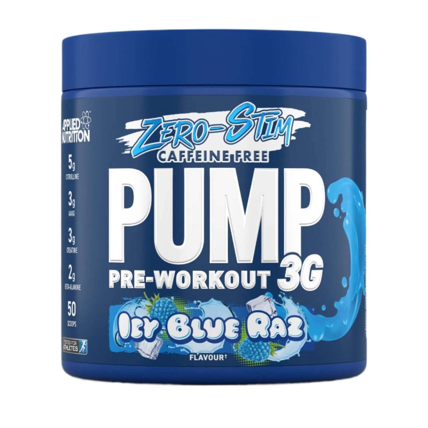 Applied Nutrition Pump 3G Zero Stim Size: 25 Svgs Flavour: Icy Blue Raz