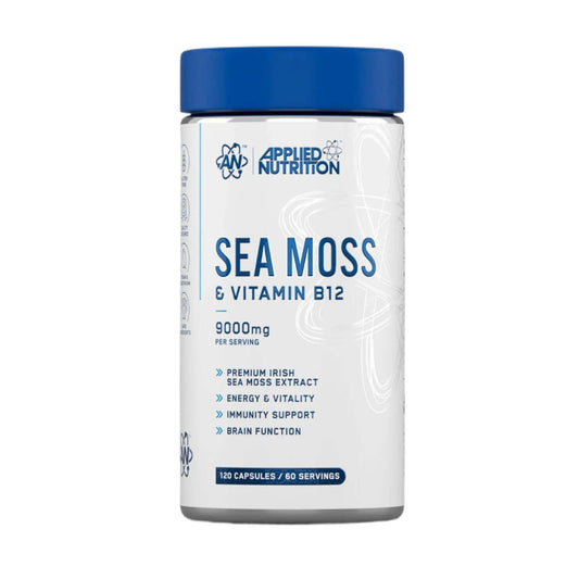 Applied Nutrition Sea Moss & Vitamin B12 Size: 120 Capsules