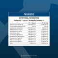 Applied Nutrition Probiotic Nutrition Facts