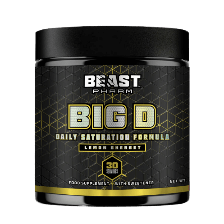Beast Pharm Big D Size: 390g Flavour: Lemon Sherbert