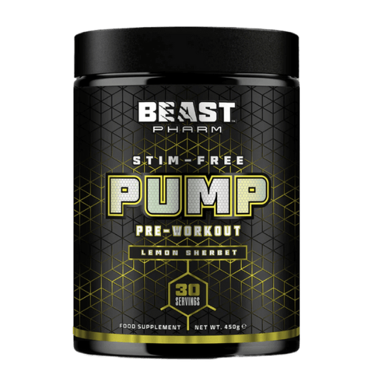 Beast Pharm Pump Size: 30 Svgs Flavour: Lemon Sherbert