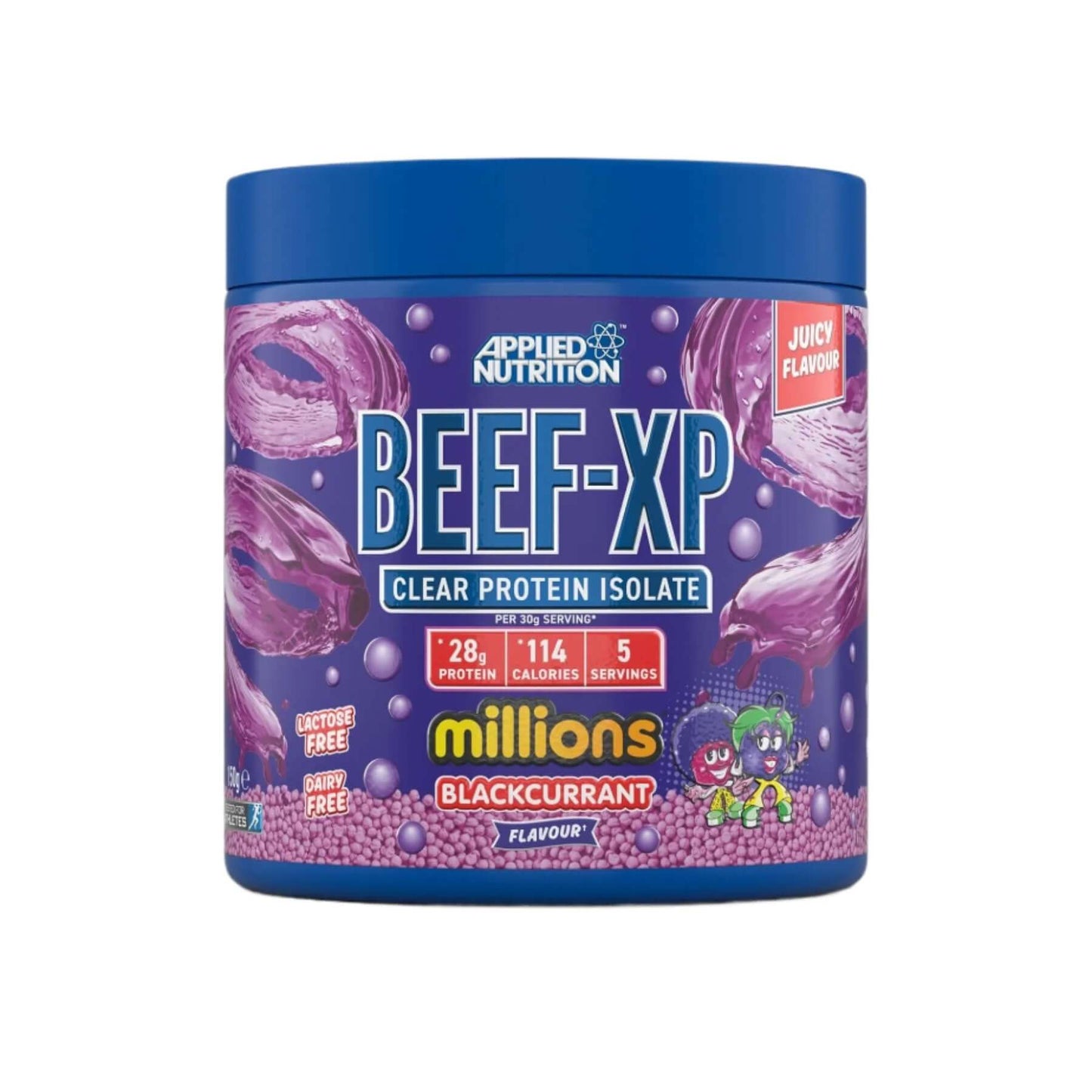 Applied Nutrition Beef-XP 150g Sample tub Size: 150g Flavour: Blackcurrant Millions
