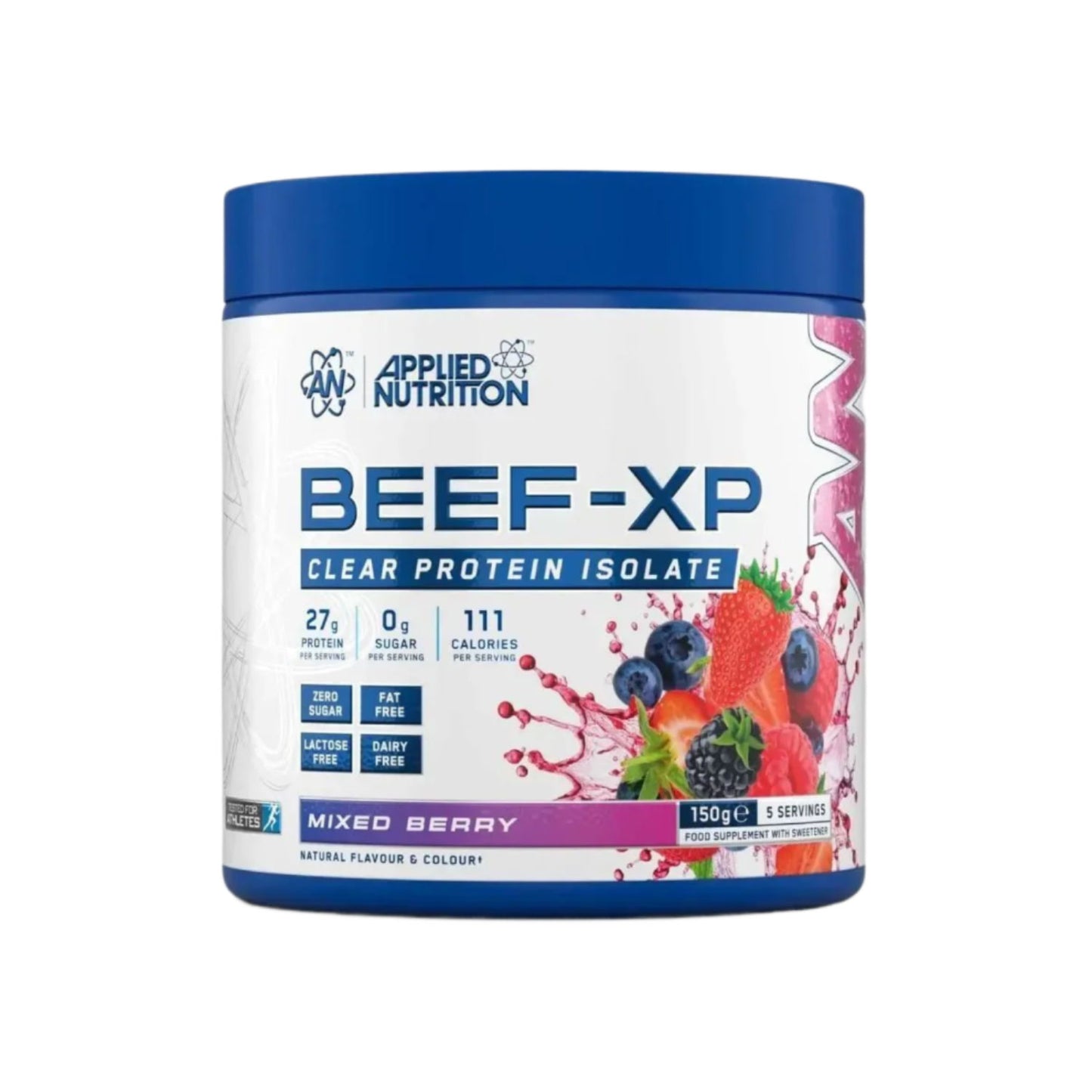 Applied Nutrition Beef-XP 150g Sample tub Size: 150g Flavour: Mixed Berry