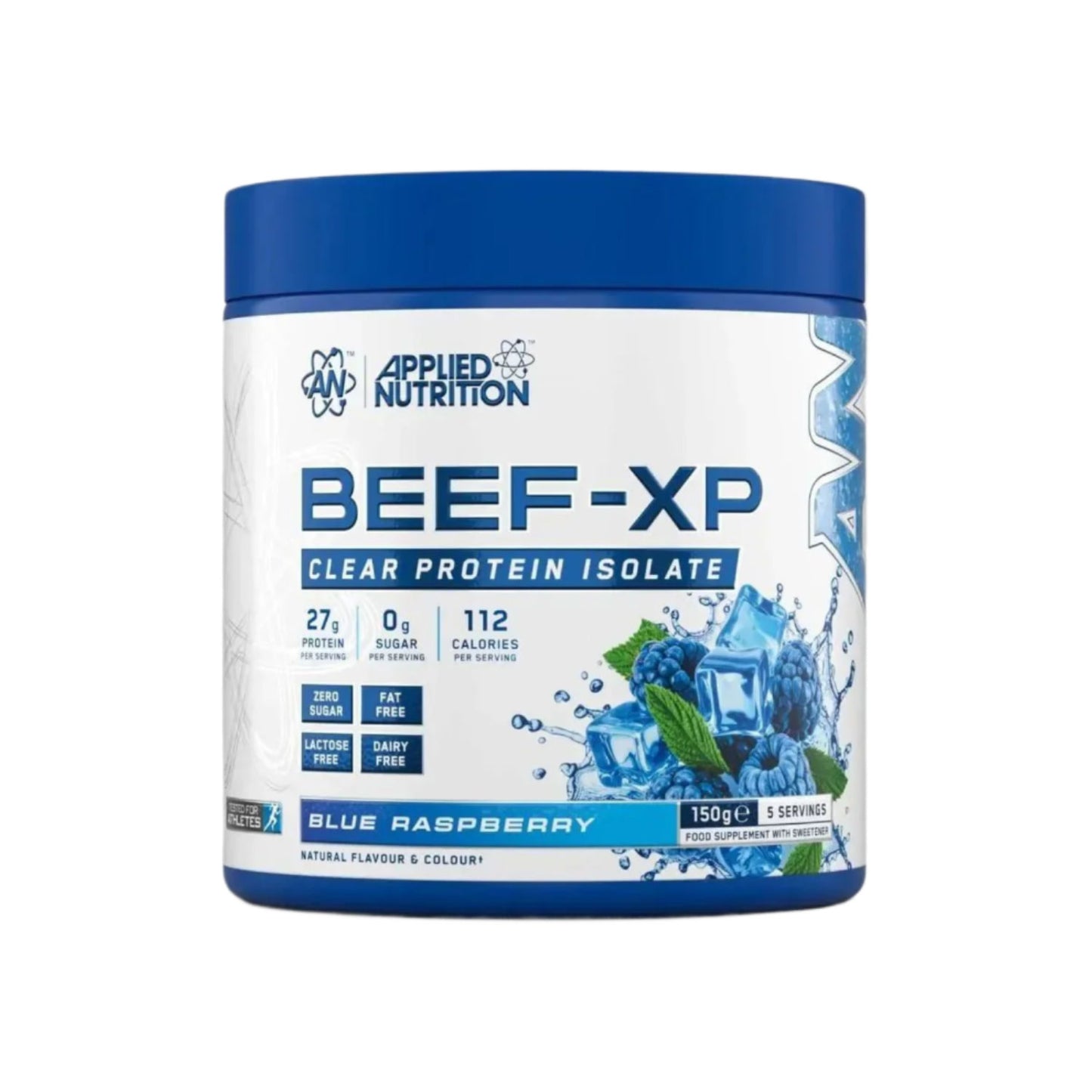 Applied Nutrition Beef-XP 150g Sample tub Size: 150g Flavour: Blue Raspberry