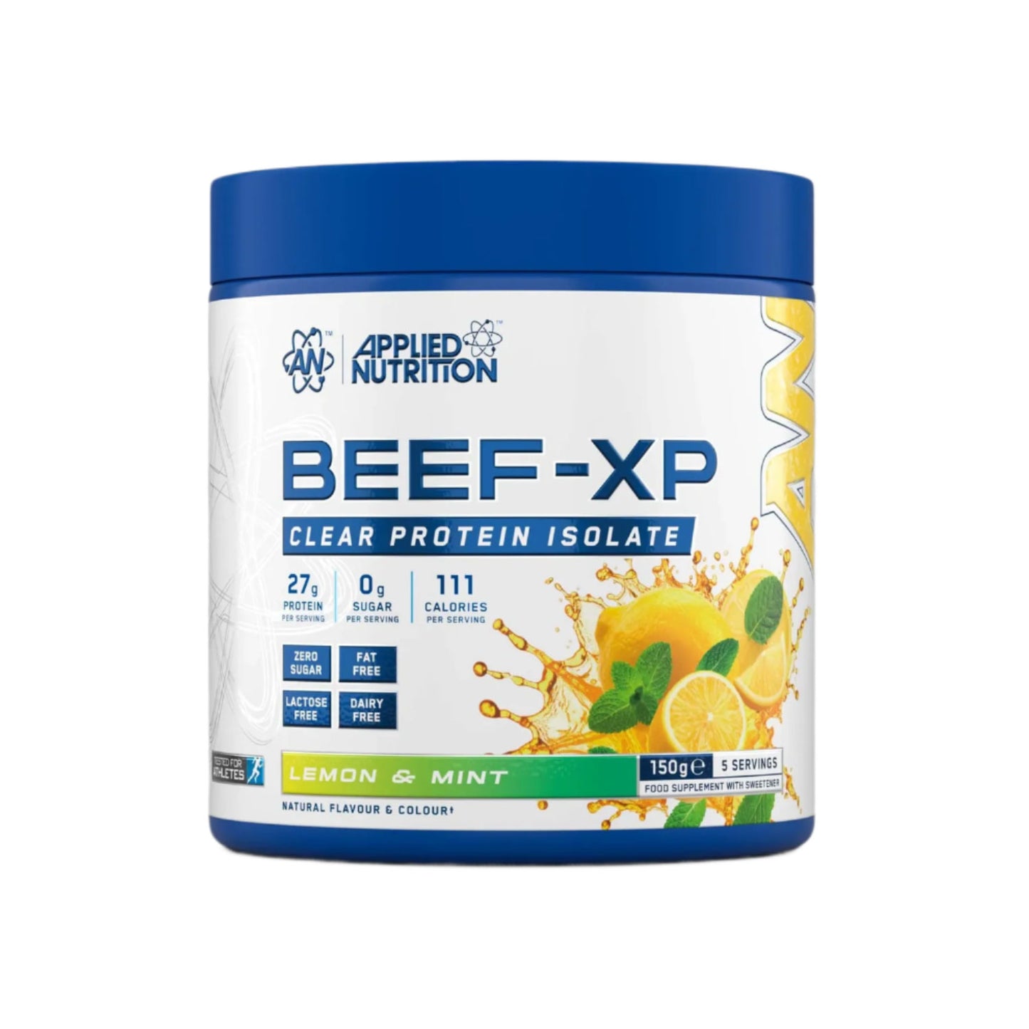 Applied Nutrition Beef-XP 150g Sample tub Size: 150g Flavour: Lemon & Mint
