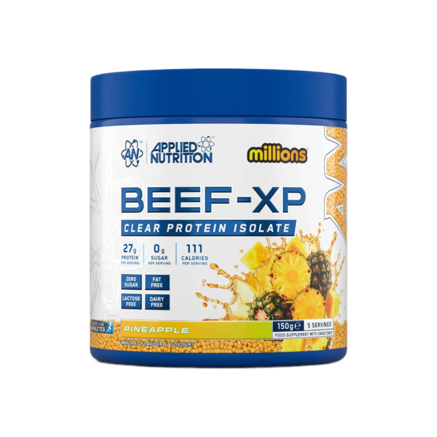 Applied Nutrition Beef-XP 150g Sample tub Size: 150g Flavour: Pineapple Millions