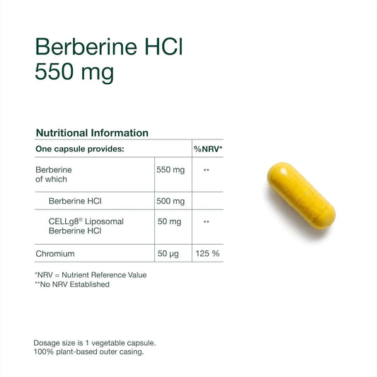 Natroceutics Berberine Complex Nutrition Facts