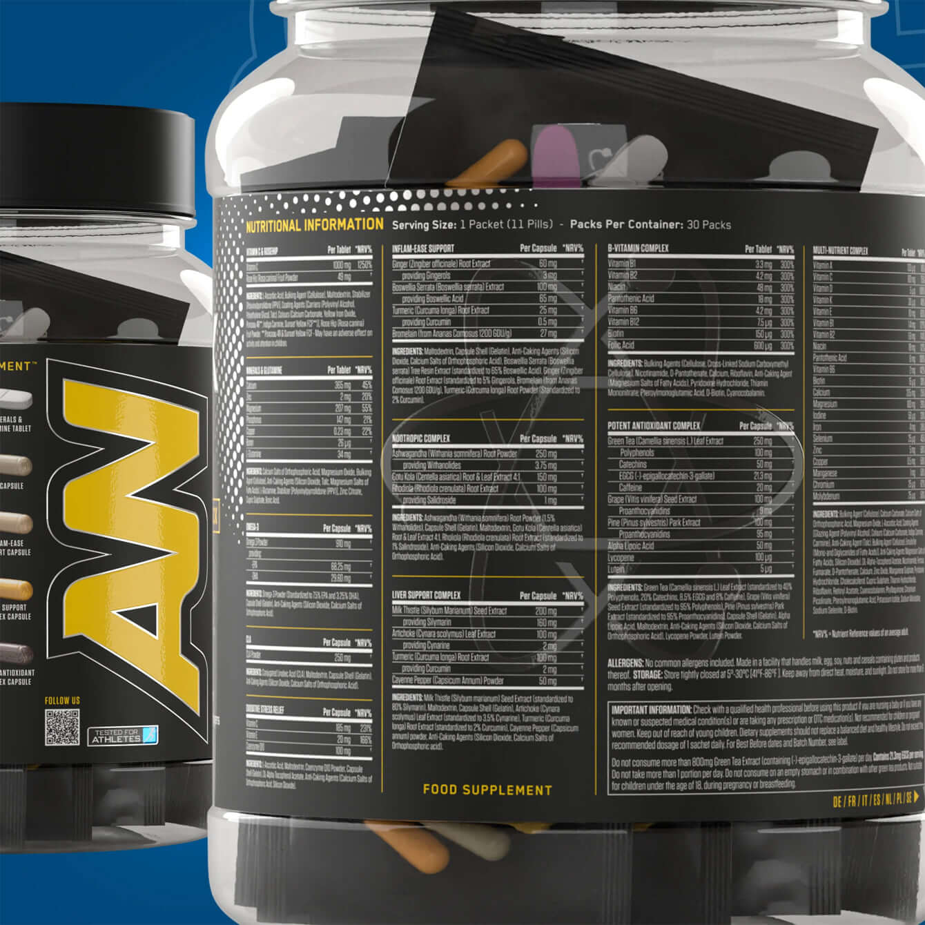 Applied Nutrition Black Stak Nutrition Facts