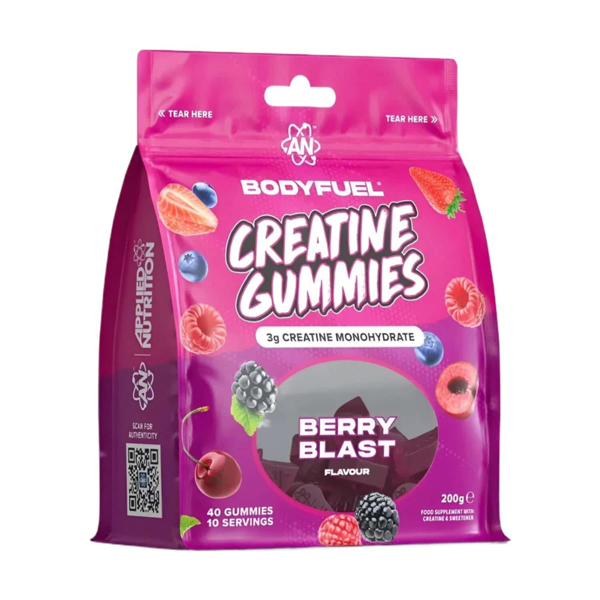 Applied Nutrition Body Fuel Creatine Gummies Size: 10 Svgs Flavour: Cola