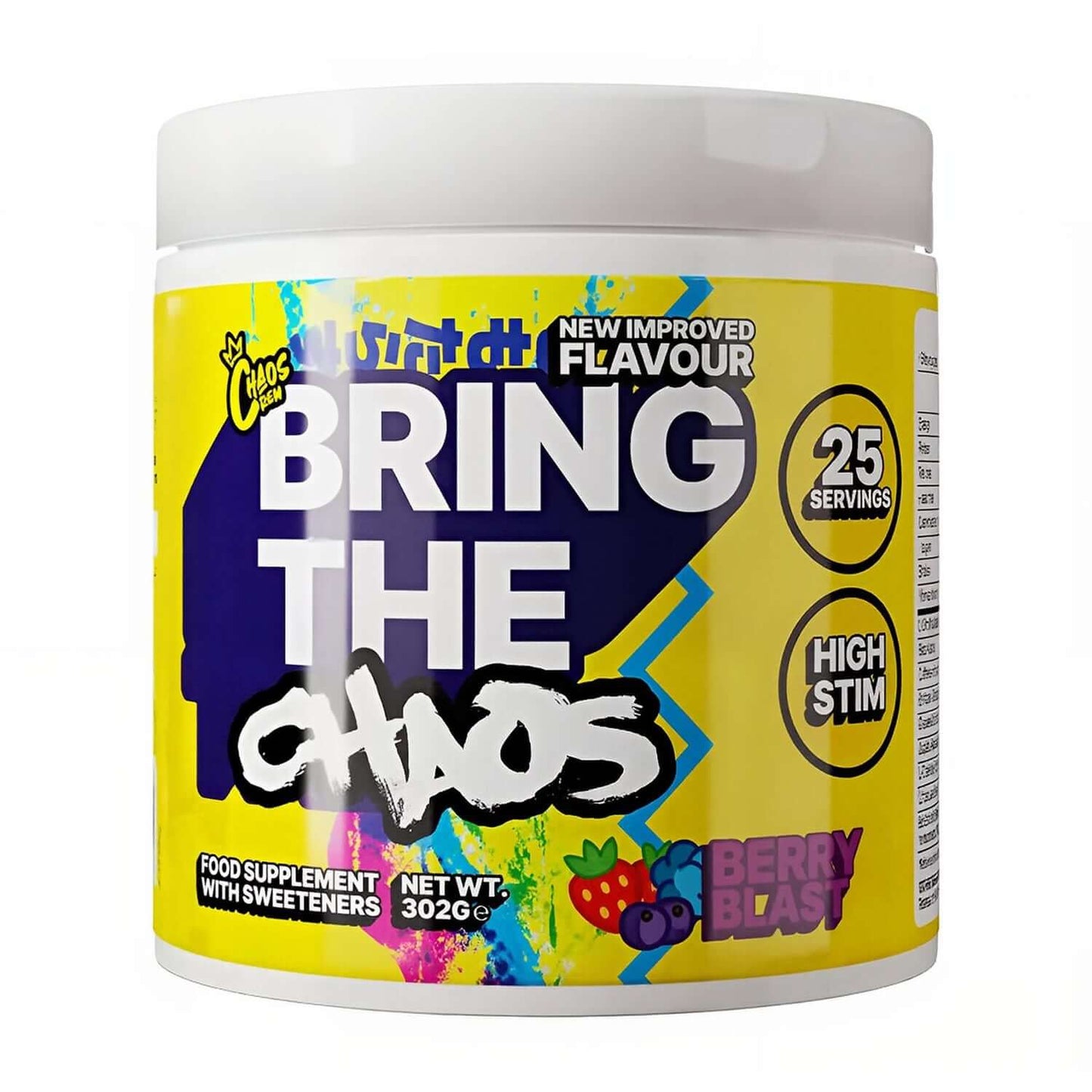 Chaos Crew Bring The Chaos Size: 25 Svgs Flavour: Berry Blast
