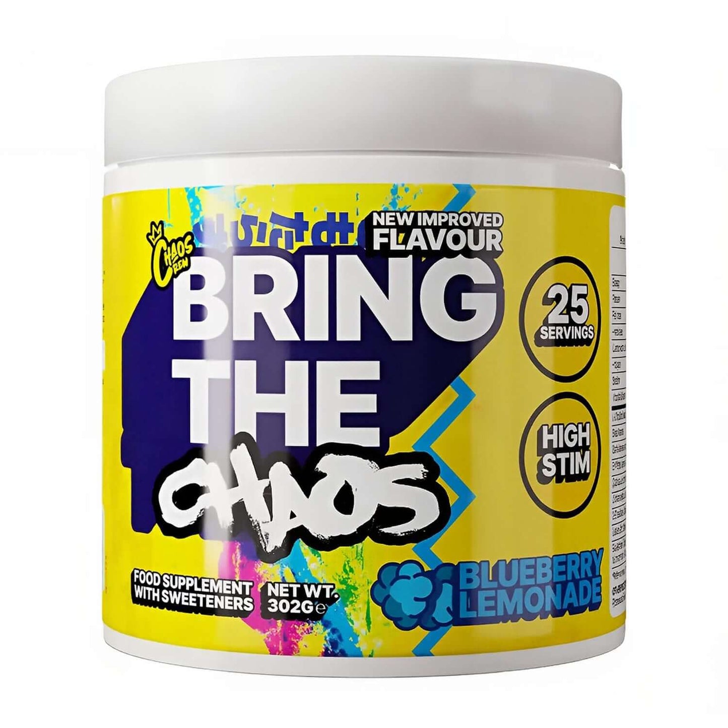 Chaos Crew Bring The Chaos Size: 25 Svgs Flavour: Blueberry Lemonade